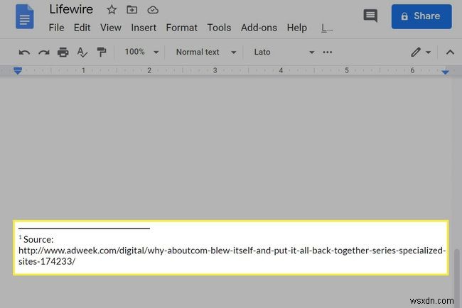 Google डॉक्स में फुटनोट कैसे जोड़ें