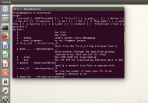 Linux के लिए ट्रेसरूट कमांड