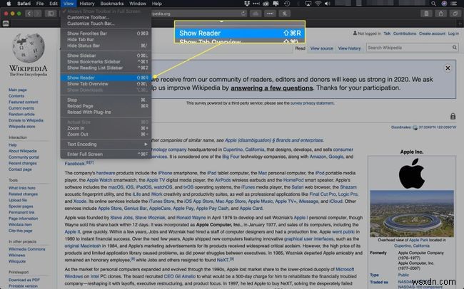 Mac पर Safari में वेब पेज को PDF के रूप में कैसे सेव करें
