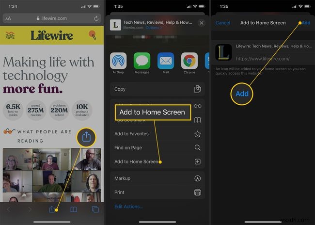 iPhone होम स्क्रीन में Safari शॉर्टकट कैसे जोड़ें