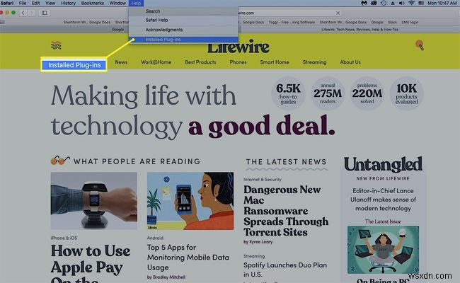 Safari प्लगइन्स कैसे देखें, प्रबंधित करें या निकालें
