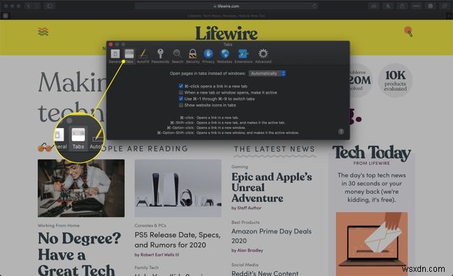macOS के लिए सफारी में टैब्ड ब्राउजिंग को कैसे मैनेज करें