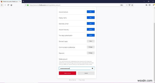 अपना फायरफॉक्स अकाउंट कैसे डिलीट करें