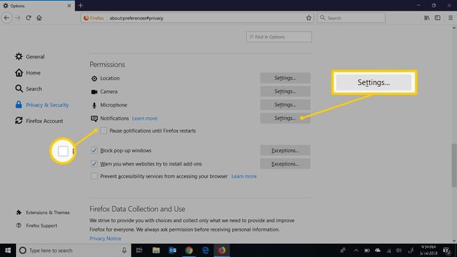 फ़ायरफ़ॉक्स सूचनाएं कैसे सक्षम और अक्षम करें