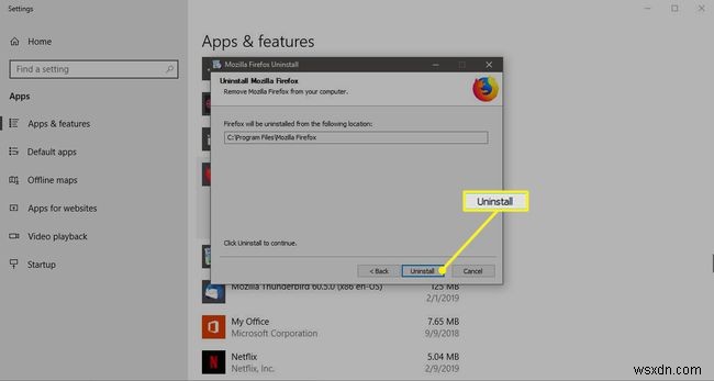Firefox को अनइंस्टॉल कैसे करें