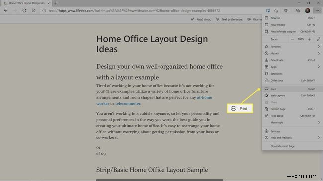 Microsoft Edge से कैसे प्रिंट करें