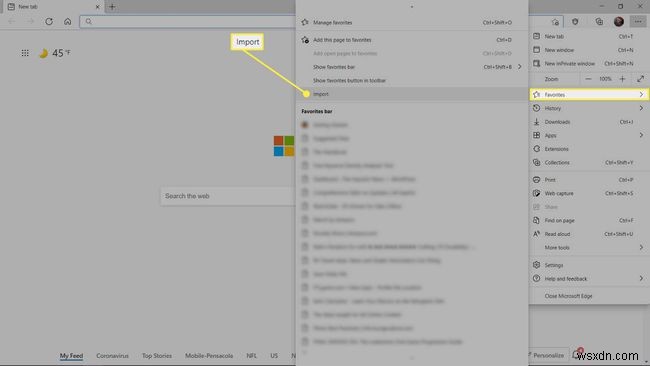 Microsoft Edge पसंदीदा का बैकअप कैसे लें