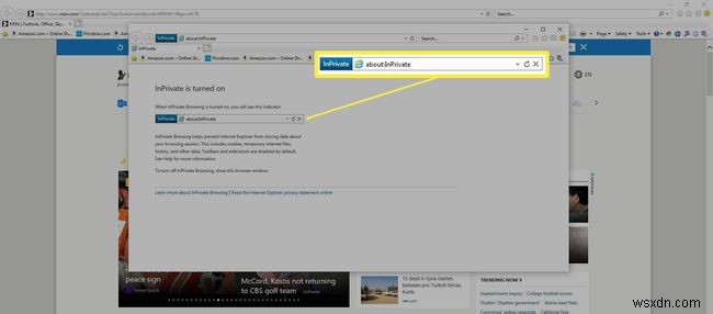 आईई में निजी ब्राउजिंग मोड कैसे सक्रिय करें