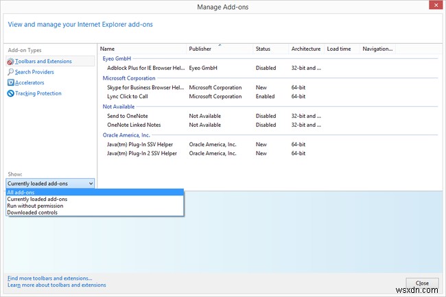 Internet Explorer ऐड-ऑन को चुनिंदा रूप से अक्षम कैसे करें