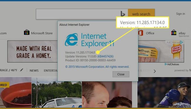 मेरे पास Internet Explorer का कौन सा संस्करण है?