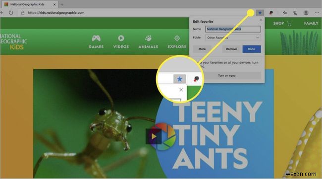 Microsoft Edge में वेब पेजों को पसंदीदा में कैसे जोड़ें