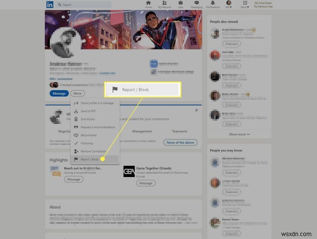 किसी को लिंक्डइन पर कैसे ब्लॉक करें