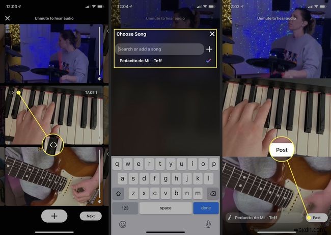 Colab, Facebooks Music Video App का उपयोग कैसे करें