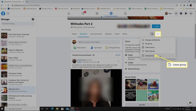 फेसबुक ग्रुप कैसे छोड़ें
