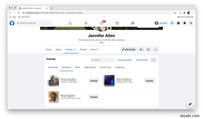फेसबुक पर दोस्तों के जन्मदिन कैसे खोजें