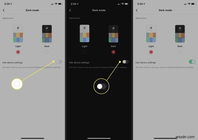 TikTok पर डार्क मोड कैसे प्राप्त करें