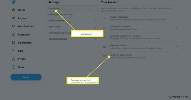 अपने Twitter खाते को स्थायी रूप से निष्क्रिय और डिलीट कैसे करें