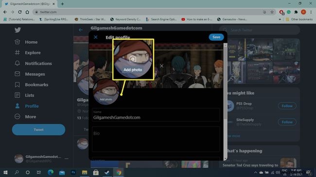 ट्विटर प्रोफाइल पिक्चर कैसे अपलोड करें