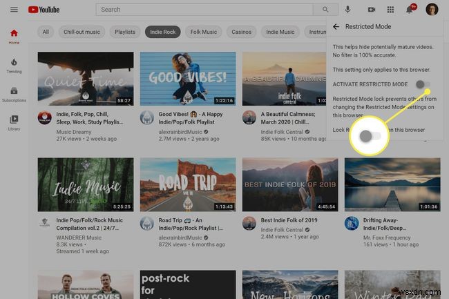 YouTube पर प्रतिबंधित मोड को कैसे बंद करें