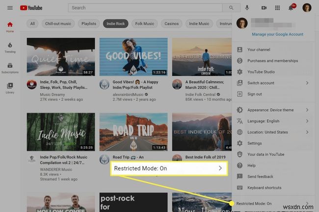 YouTube पर प्रतिबंधित मोड को कैसे बंद करें