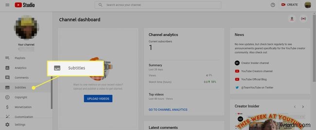 यूट्यूब में उपशीर्षक कैसे जोड़ें
