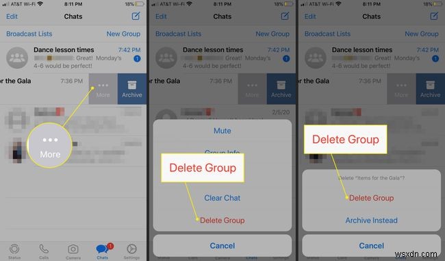 व्हाट्सएप ग्रुप कैसे डिलीट करें