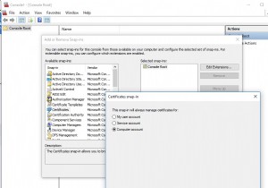 Windows में विश्वसनीय रूट प्रमाणपत्रों की सूची अपडेट करना