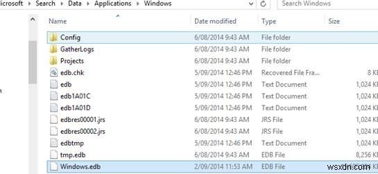 Windows.edb के विशाल फ़ाइल आकार को कैसे कम करें?