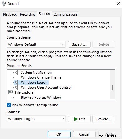 Windows में Windows 95 (या कोई अन्य) स्टार्टअप ध्वनि कैसे जोड़ें