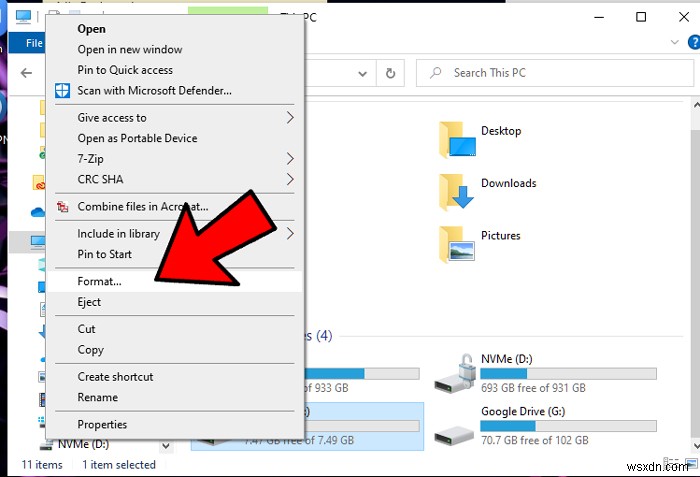 Windows में FAT32 में ड्राइव को कैसे फॉर्मेट करें