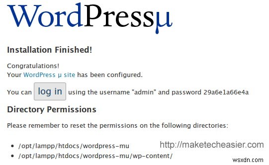 WordPress MU को विंडोज लोकलहोस्ट (XAMPP के साथ) में कैसे इंस्टाल करें