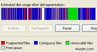 PageDefrag का उपयोग करके सिस्टम फ़ाइलों को डीफ़्रैग करें