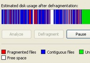 PageDefrag का उपयोग करके सिस्टम फ़ाइलों को डीफ़्रैग करें
