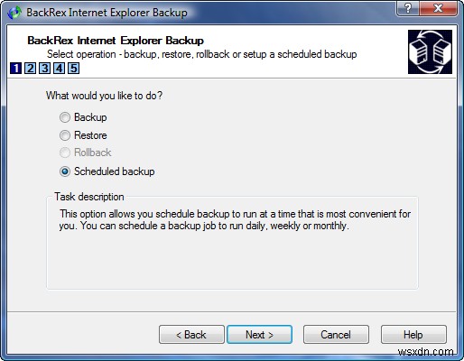 बैकरेक्स के साथ इंटरनेट एक्सप्लोरर सेटिंग्स का बैकअप कैसे लें