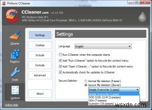 CCleaner के साथ अपने पीसी को कैसे ट्यून करें (और अपने ट्रैक को कवर करें!)