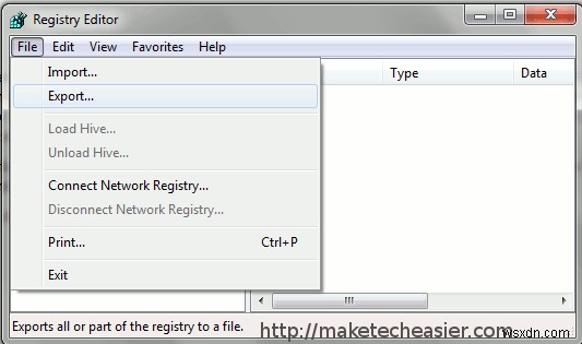 Windows 7 में रजिस्ट्री का बैकअप कैसे लें