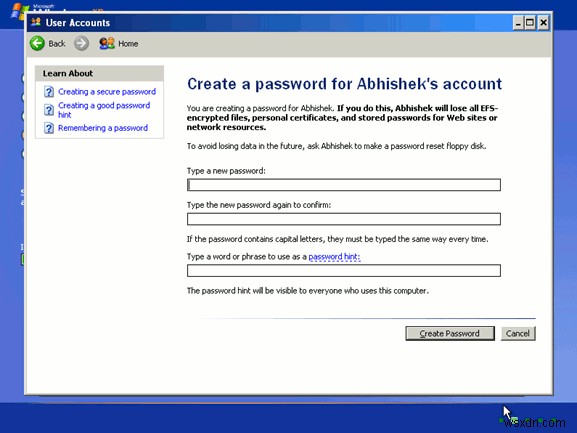 Windows XP में एडमिनिस्ट्रेटर पासवर्ड कैसे निकालें या बदलें