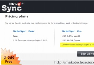 IDriveSync:ड्रॉपबॉक्स का एक सस्ता विकल्प