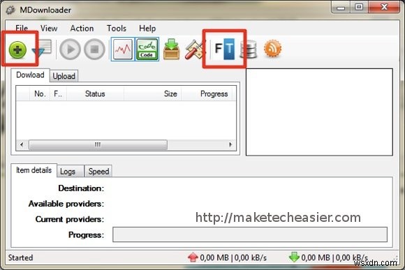 MDownloader:फाइल शेयरिंग सर्विस से आसान फाइल डाउनलोड करना