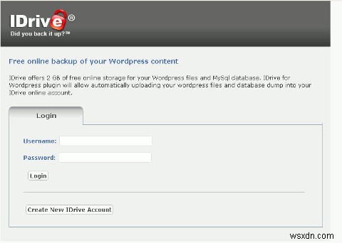 iDrive के साथ अपने वर्डप्रेस बैकअप को स्वचालित कैसे करें