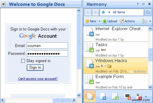 Microsoft Outlook से Google डॉक्स दस्तावेज़ कैसे प्रबंधित करें