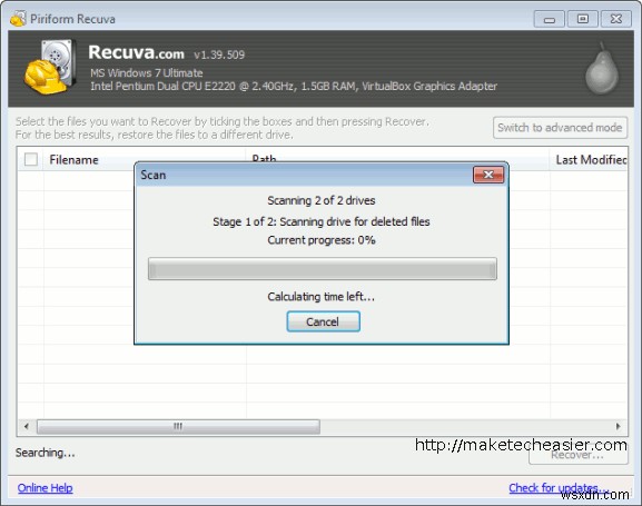 Windows 7 में Recuva पोर्टेबल का उपयोग करके हटाई गई फ़ाइलों को कैसे पुनर्स्थापित करें
