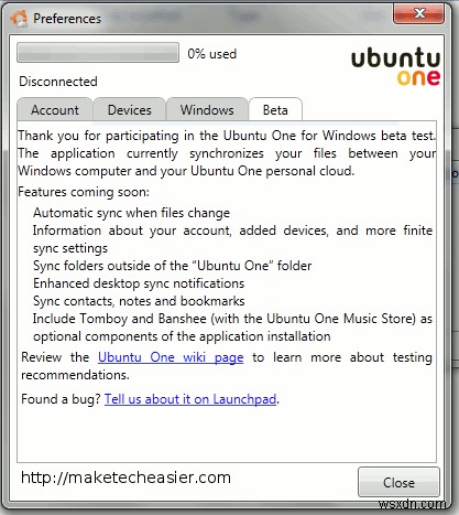 Windows सार्वजनिक बीटा के लिए Ubuntu One पर एक त्वरित नज़र