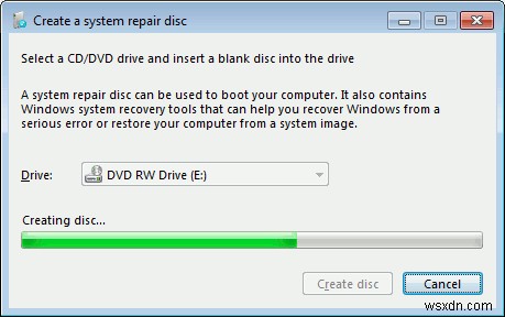 विंडोज 7 में सिस्टम रिपेयर डिस्क कैसे बनाएं