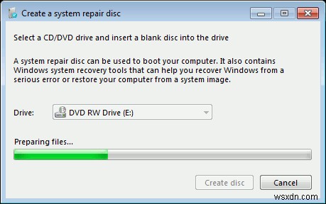 विंडोज 7 में सिस्टम रिपेयर डिस्क कैसे बनाएं