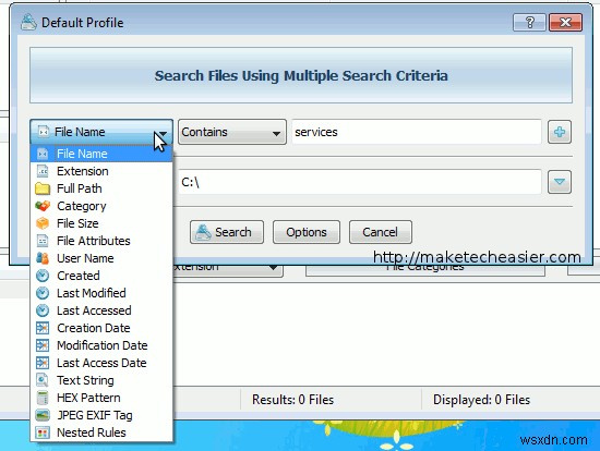 24 घंटे मुफ्त सस्ता:VXSearch - अपने विंडोज पीसी में हर एक फाइल खोजें