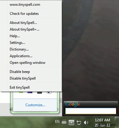 TinySpell का उपयोग करके Windows अनुप्रयोगों में वर्तनी जांच जोड़ना
