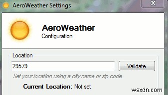 Windows 7 के लिए AeroWeather के साथ मौसम परिवर्तन की सूचना प्राप्त करें