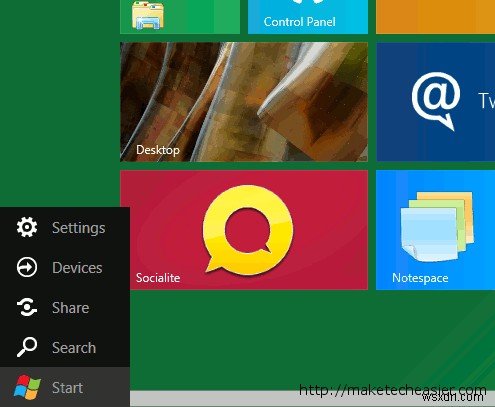 Windows 8 अब  आकर्षण  आपका उपयोगकर्ता अनुभव