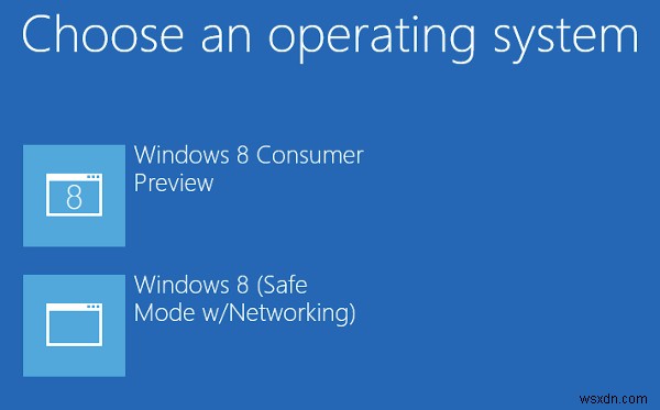 Windows 8 बूट मेनू में सुरक्षित मोड कैसे जोड़ें